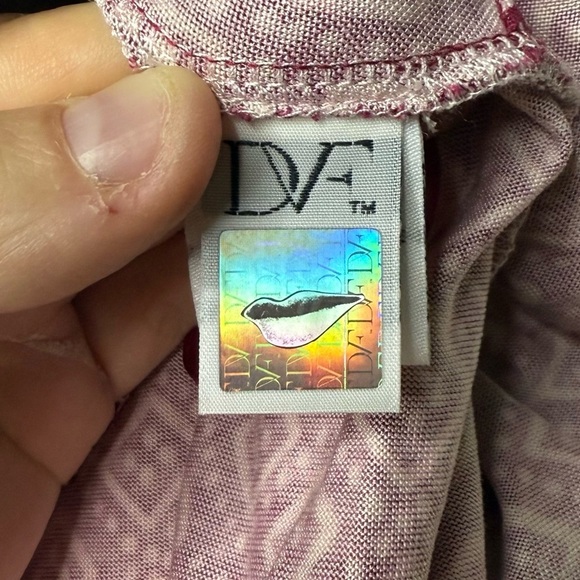 DIANE VON FURSTENBERG Bella 100% Silk Geometric Pattern Faux Wrap Mini Dress - Picture 7 of 9